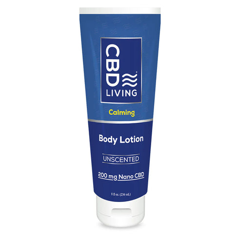 8 oz CBD Living Body Lotion - 200mg Nano CBD